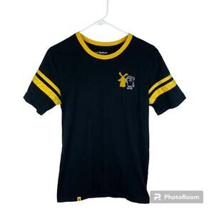 Dutch Bros Coffee Black and Yellow Steelers Inspired Tee Shirt Sz M